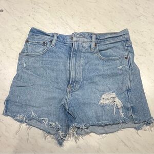 Abercrombie & Fitch Light Blue Jean Shorts